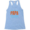 call me papa Racerback Tank