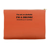 im not an alcoholic im a drunk t shirt x large funny beer pong keg par Accessory Pouches