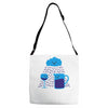 mucho vino Adjustable Strap Totes