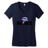 Fortnite Fly Women's V-Neck T-Shirt