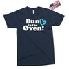 Bun in the Oven with Heart Baby Boy Exclusive T-shirt