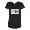 Vacay Mode Maternity Scoop Neck T-shirt