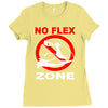 no flex zone arm gym workout Ladies Fitted T-Shirt