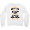 Super Cool Aunt Of A Freaking Awesome Nephew Crewneck Sweatshirt
