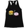cheeseburger pranks doughnut Racerback Tank