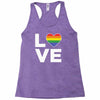 lgbt love Racerback Tank