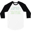 i before e grammar rule 3/4 Sleeve Shirt