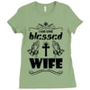 I Am One Blessed Wife Ladies Fitted T-Shirt