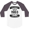 Premium Vintage  1963 3/4 Sleeve Shirt