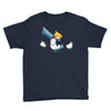 mighty hero atop a chicken Youth Tee
