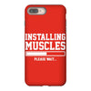 installing muscles funny iPhone 8 Plus