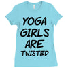 yoga girls are twisted Ladies Fitted T-Shirt