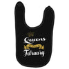queens are born in february Baby Bibs