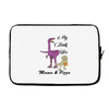mama &amp; pizza dinasour Laptop sleeve
