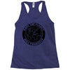 save the planet, kill yourself Racerback Tank