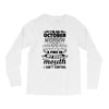 I Am An October Women Long Sleeve Shirts