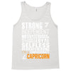 Strong Independent Motivated Capricorn Tank Top
