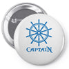shirt steuerrad yacht boot ship sailing captain segeln kapit&auml;n Pin-back button