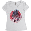 life is strange before the storm red raven Women's Triblend Scoop T-shirt