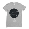 Leo Zodiac Sign Minimal Design Ladies Fitted T-Shirt