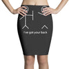 cute stick figures Pencil Skirts