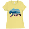 wild bear Ladies Fitted T-Shirt