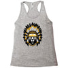 native american chief bear Racerback Tank