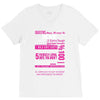 quens are born in may V-Neck Tee