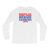 kicking ass taking voters bernie sanders for president 2016 Long Sleeve Shirts