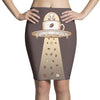 alien coffee invasion Pencil Skirts