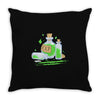 urealms   e.x.p. Throw Pillow