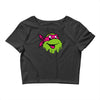 raph   tmnt facemelt Crop Top