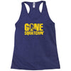 gone squatchin Racerback Tank
