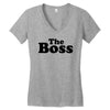 The Boss Women's V-Neck T-Shirt