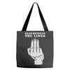 read between the lines Tote Bags