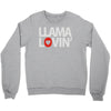llama lovin' lover Crewneck Sweatshirt