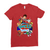 paw patrol birthday boy uncle Ladies Fitted T-Shirt