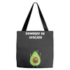 Powered By Avocado Tote Bags