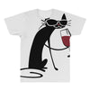 cat and wine All Over Men's T-shirt