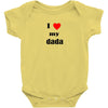 i love my dada Baby Onesie