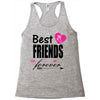 best friends forever Racerback Tank