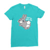soft ass Ladies Fitted T-Shirt