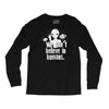 aliens we dont believe in humans Long Sleeve Shirts