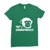 98% chimpanzee Ladies Fitted T-Shirt