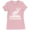 buck wear food poops Ladies Fitted T-Shirt