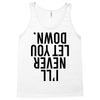i'll never let you down Tank Top