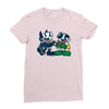 cupman and robin Ladies Fitted T-Shirt