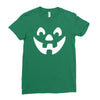 jack o lantern halloween Ladies Fitted T-Shirt