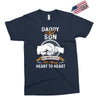 daddy and son not always eye to eye Exclusive T-shirt