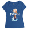 frozen Women's Triblend Scoop T-shirt